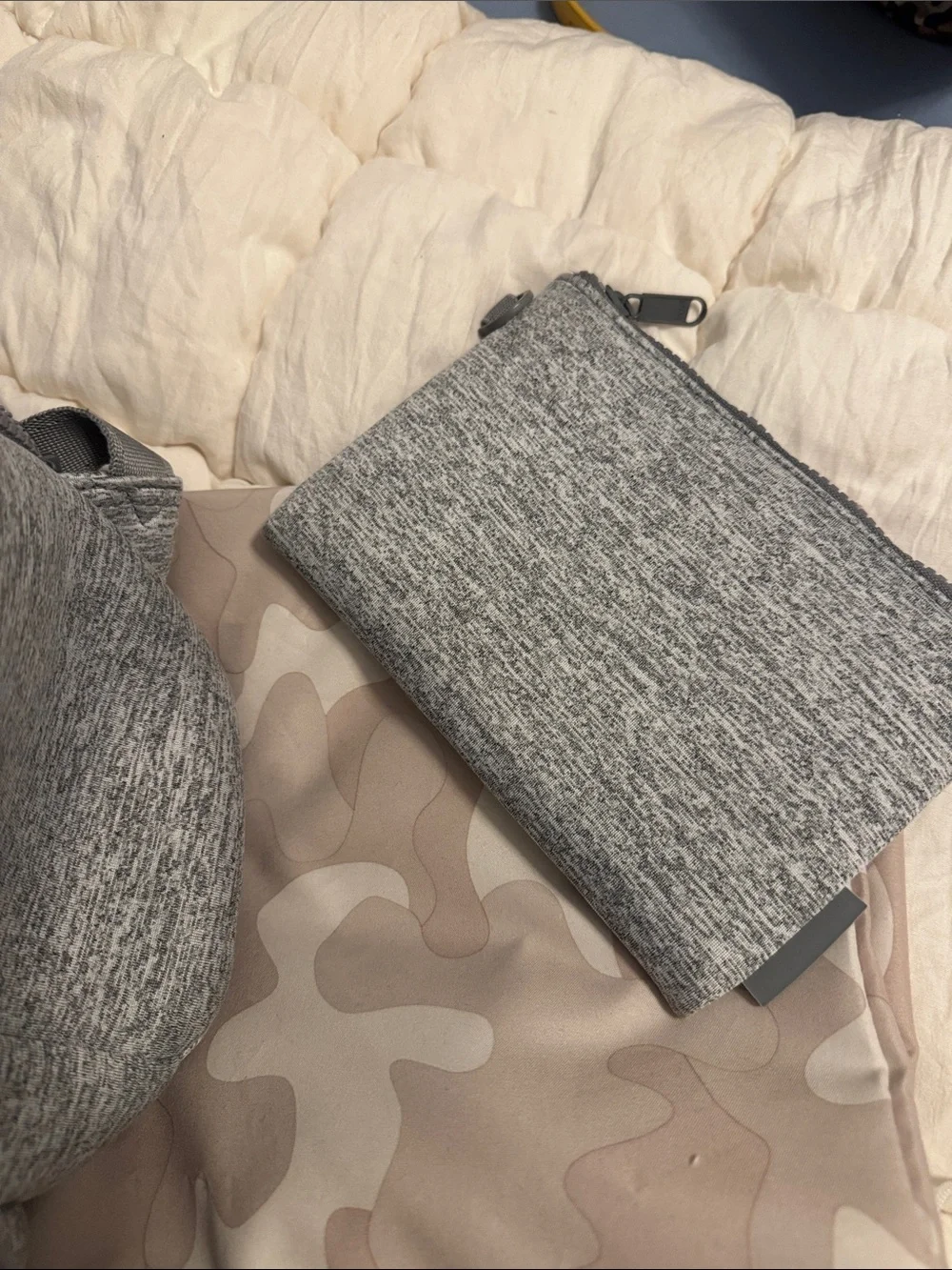 Dagne Dover Heather Light Gray Backpack